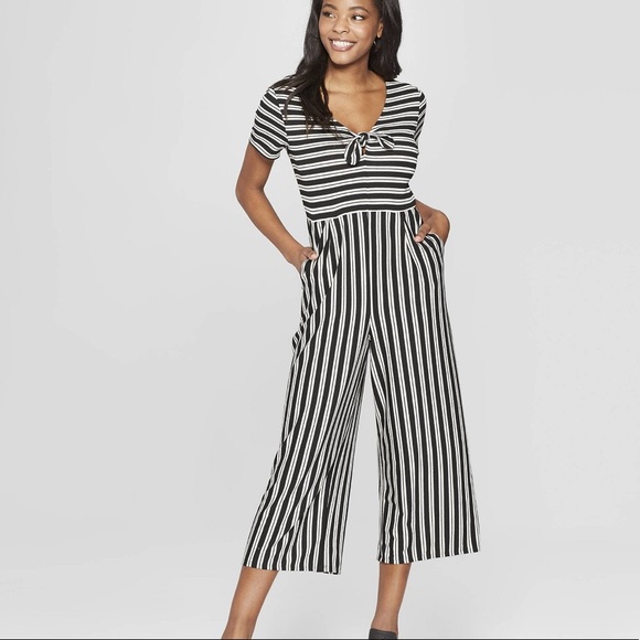 Mossimo Supply Co. Dresses & Skirts - Striped Front Tie Jump Suit